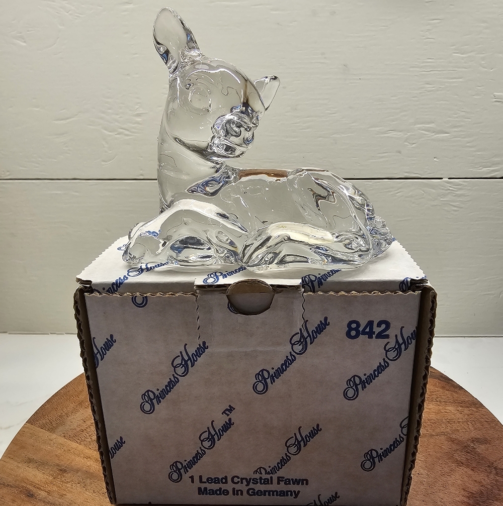Vintage Princess House Lead Crystal Animal Collection – 8 Pieces w/ Boxes - Picture 7 of 9